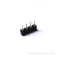 2.54 4P black female PBT connectors